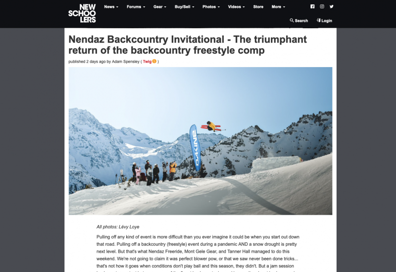 Nendaz Backcountry Invitational - The triumphant return of the backcountry freestyle comp