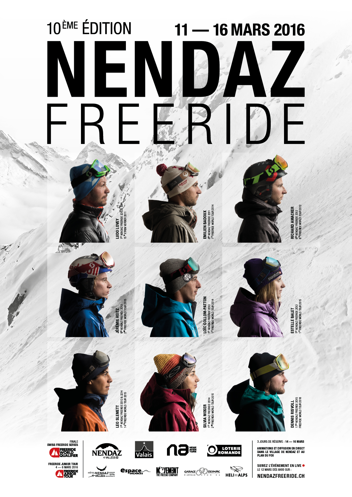 nendaz freeride 2016 affiche